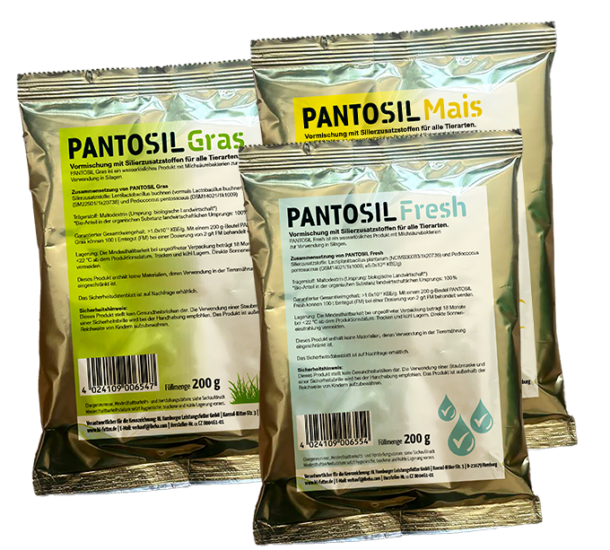 Packshots der Produktreihe PANTOSIL